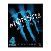 Monster  lo-carb energy drink, 4 16-ounce cans Full-Size Picture